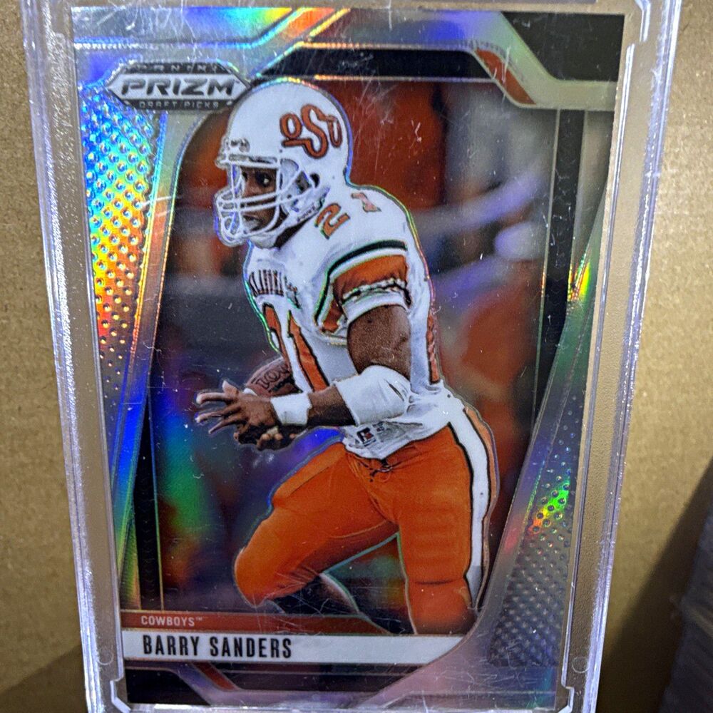 Panini 2025 Prizm Draft Picks Barry Sanders Oklahoma State Silver Prizm #188